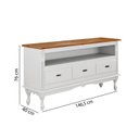 Ver imagem 3 de Rack com 3 Gavetas e Pés Luiz XV Casatema MadeiraOriginals