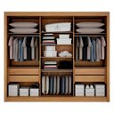 Ver imagem 2 de Guarda Roupa Casal 3 Portas Milano Cinamomo – Leifer Móveis
