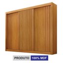 Ver imagem 3 de Guarda Roupa Casal 3 Portas Milano Cinamomo – Leifer Móveis