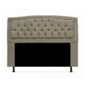 Ver imagem 4 de Kit Cabeceira Geovana e Calçadeira Veneza Casal 140cm Suede Topázio Decor:bege