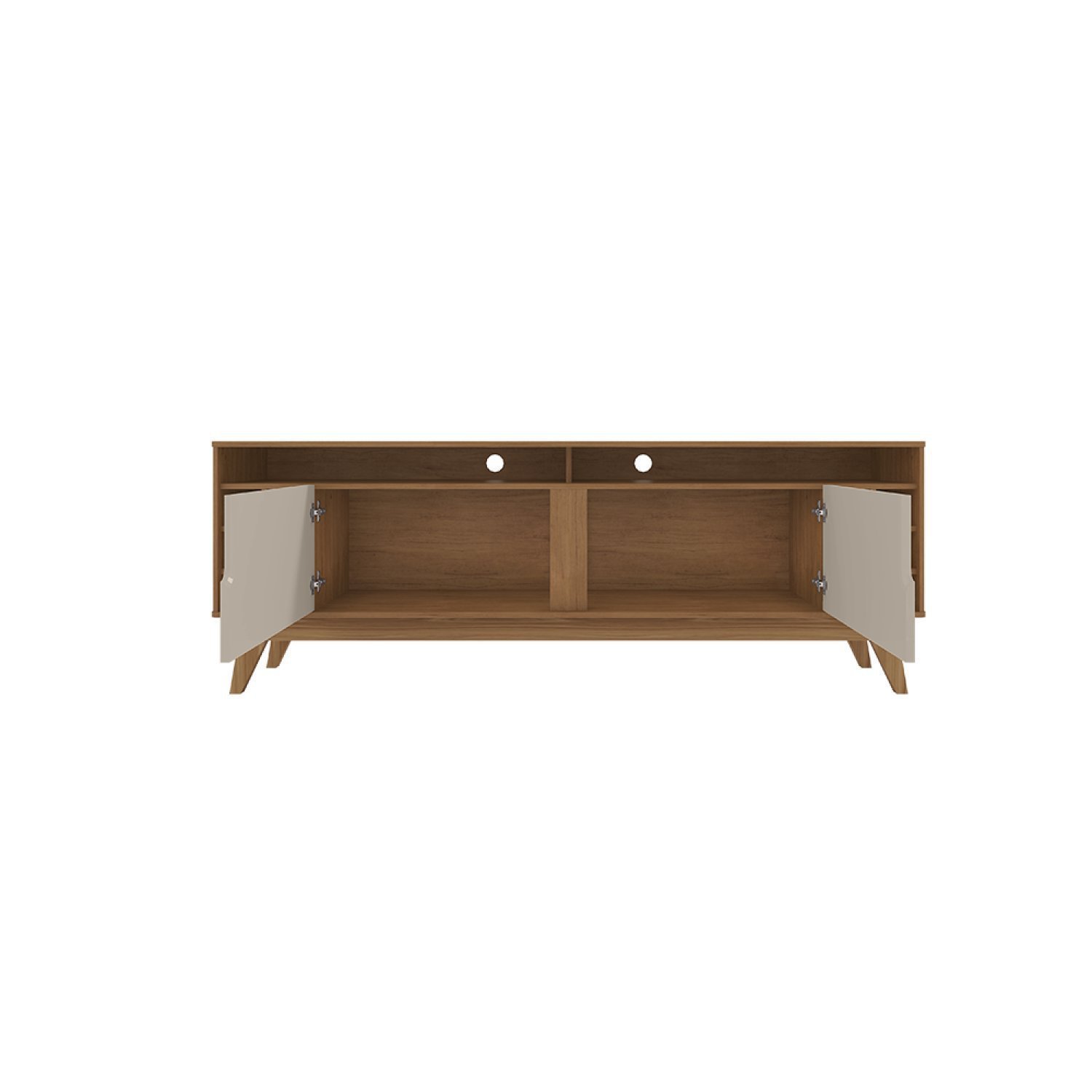 Rack para TV até 60 Polegadas 2 Portas 135cm Wine Versátile - 5