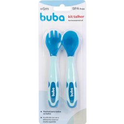 Kit Talher Flexível e Termossensível Azul - Buba - 11