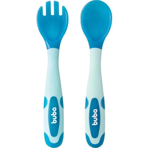 Kit Talher Flexível e Termossensível Azul - Buba