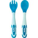Ver imagem 1 de Kit Talher Flexível e Termossensível Azul - Buba