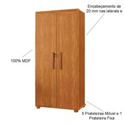 Multiuso Apollo 2 Portas 100% Mdf Nature - 5