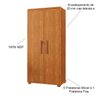 Multiuso Apollo 2 Portas 100% Mdf Nature - 5