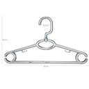 Ver imagem 6 de Cabide de Roupa Giratório Transparente Adulto Magazzino Plástico 42cm para Closet