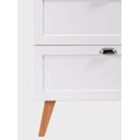 Ver mais imagens de Gabinete para Banheiro com Espelheira 80cm Mdf Branco Milano - On Móveis