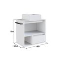 Ver mais imagens de Conjunto para Banheiro Gabinete Suspenso 60cm com Toalheiro Cuba e Espelheira 80cm Branco