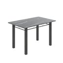 Ver imagem 4 de Conjunto Mesa com 4 Cadeiras Tampo de Granito Topázio Sara Yescasa Prata/Branco Liso/Mart