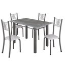 Ver imagem 2 de Conjunto Mesa com 4 Cadeiras Tampo de Granito Topázio Sara Yescasa