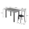 Conjunto Mesa com 6 Cadeiras Tampo de Granito Topázio Sara Yescasa - 3
