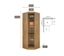 Ver imagem 5 de Modulado Closet Completo Espelhado 9 Portas 6 Gavetas - Linea-cumaru - Móveis Novo Horizonte