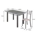 Ver imagem 3 de Conjunto Mesa com 6 Cadeiras Tampo de Granito Topázio Sara Yescasa