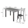 Conjunto Mesa com 6 Cadeiras Tampo de Granito Topázio Sara Yescasa - 3
