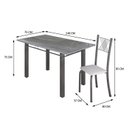 Ver imagem 3 de Conjunto Mesa com 6 Cadeiras Tampo de Granito Topázio Sara Yescasa