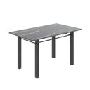 Ver imagem 4 de Conjunto Mesa com 6 Cadeiras Tampo de Granito Topázio Sara Yescasa Prata/Branco Liso/Mart