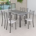 Ver imagem 1 de Conjunto Mesa com 6 Cadeiras Tampo de Granito Topázio Sara Yescasa