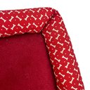 Ver imagem 2 de Cama Pet Simples Soft Pequeno Quadrada: Vermelho