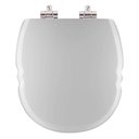 Ver imagem 1 de Assento Sanitário Soft Close Massima Cinza Platina P/ Louça Incepa