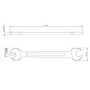 Ver imagem 2 de Chave Fixa 3/4x25/32" Tramontina com Corpo em Aço Especial Cromado Tramontina