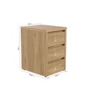 Ver imagem 3 de Gaveteiro Planejado 50cm Ficus CabeCasa MadeiraOriginals Marrom/Rovere