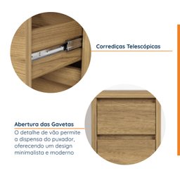Gaveteiro Modular 50cm Ficus CabeCasa MadeiraMadeira - 6