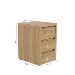 Gaveteiro Modular 50cm Ficus CabeCasa MadeiraMadeira - 3