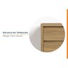 Gaveteiro Modular 50cm Ficus CabeCasa MadeiraOriginals - 4