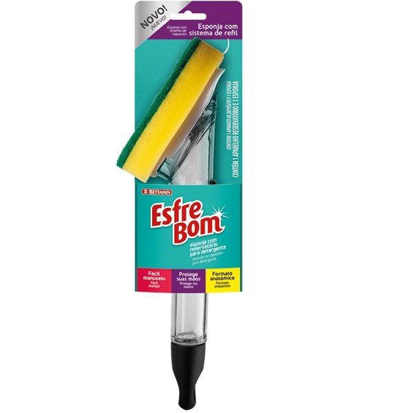 Esfrebom Esponja com Dispenser Bt480 - 1