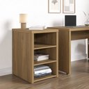 Ver imagem 2 de Armário Baixo para Escritório 2 Prateleiras em Tamburato Ficus CabeCasa MadeiraOriginals