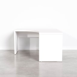 Mesa de Escritório em L Tamburato Acabamento em BP 135cm Ficus CabeCasa MadeiraMadeira - 10