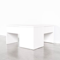 Mesa de Escritório em L Tamburato Acabamento em BP 135cm Ficus CabeCasa MadeiraMadeira - 13