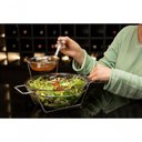 Ver imagem 4 de Saladeira Gourmet com Dois Potes de Vidro para Molho Massas