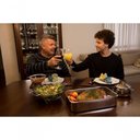 Ver imagem 2 de Saladeira Gourmet com Dois Potes de Vidro para Molho Massas