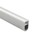 Ver imagem 1 de Perfil Fita Led Cabideiro 2 Metros 16x30mm Alumínio Difusor Fosco R13