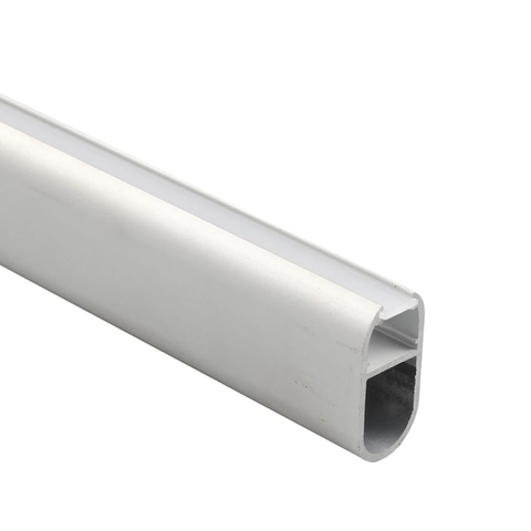Perfil Fita Led Cabideiro 2 Metros 16x30mm Alumínio Difusor Fosco R13