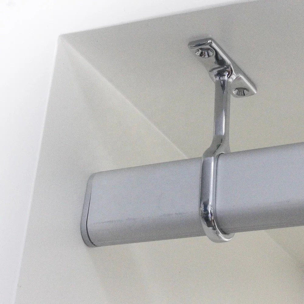 Perfil Fita Led Cabideiro 2 Metros 16x30mm Alumínio Difusor Fosco R13 - 4