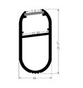Ver imagem 7 de Perfil Fita Led Cabideiro 2 Metros 16x30mm Alumínio Difusor Fosco R13