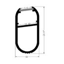 Ver imagem 7 de Perfil Fita Led Cabideiro 2 Metros 16x30mm Alumínio Difusor Fosco R13