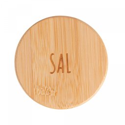 Saleiro Redondo de Bambu com Tampa 9cm X 6cm - Lyor - 3