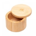 Ver imagem 2 de Saleiro Redondo de Bambu com Tampa 9cm X 6cm - Lyor