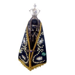 Imagem Nossa Senhora Aparecida Completa 25 Cm Manto Coroa - 1
