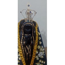 Imagem Nossa Senhora Aparecida Completa 25 Cm Manto Coroa - 12