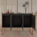 Ver imagem 5 de Aparador Balcão Industrial - Preto/cobre