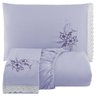Jogo de Cama Lençol Queen Bordado Advance 3 Peças - Lilás Casa Show Enxovais - 1