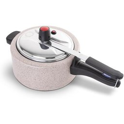 Panela de Pressão 3 Litros Cerâmica Antiaderente Vapt Brinox:vanilla - 2