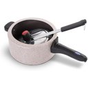 Ver imagem 3 de Panela de Pressão 3 Litros Cerâmica Antiaderente Vapt Brinox:vanilla