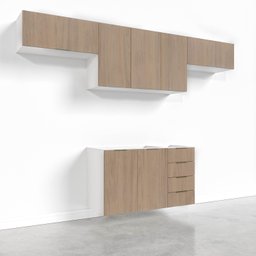 Cozinha Modulada 4 Peças sem Tampo 3 Aéreos 5 Portas e 1 Balcão Ipanema CabeCasa MadeiraMadeira - 3