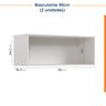 Cozinha Modulada 4 Peças sem Tampo 3 Aéreos 5 Portas e 1 Balcão Ipanema CabeCasa MadeiraMadeira - 15